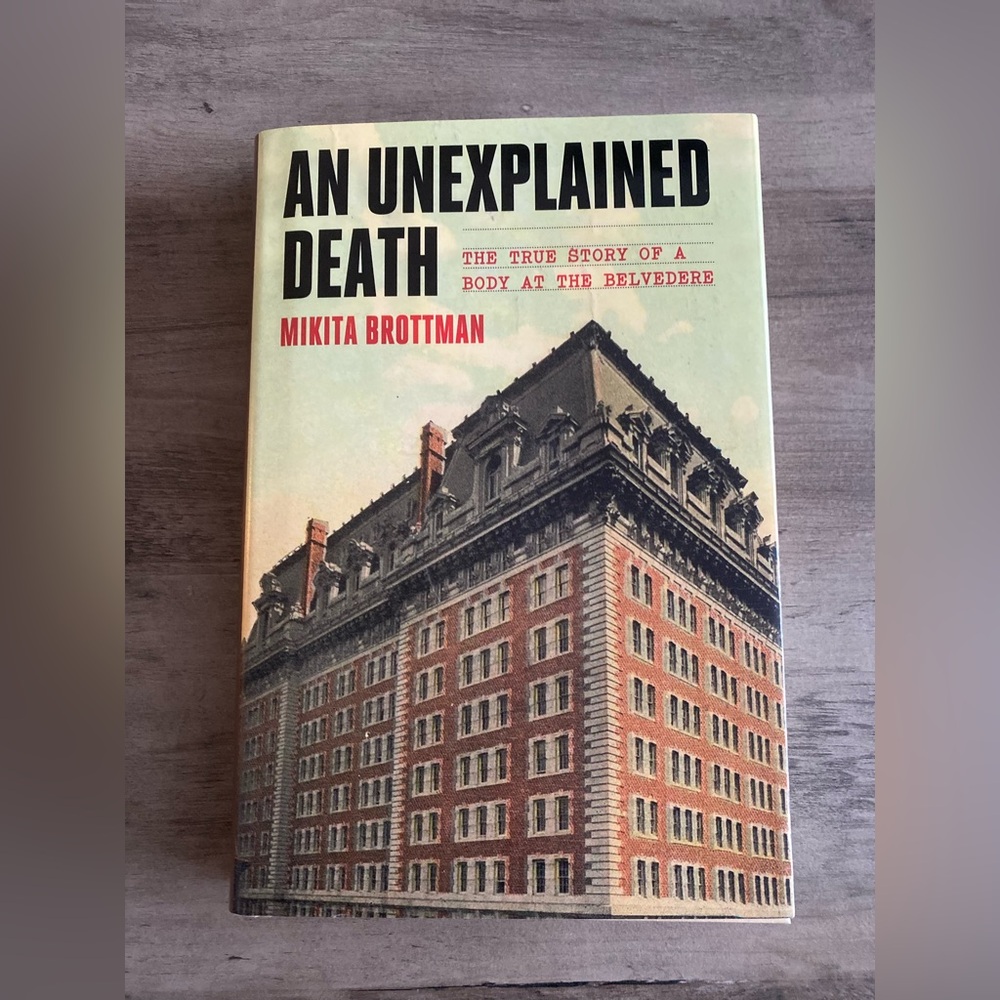 An Unexplained Death Hardcover Book
